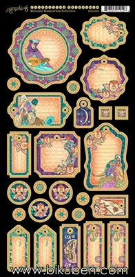 Graphic45 - Midnight Masquerade - Journaling Chipboard