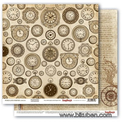 Srapberry's - Words Live Forever - Stopwatches 12x12"