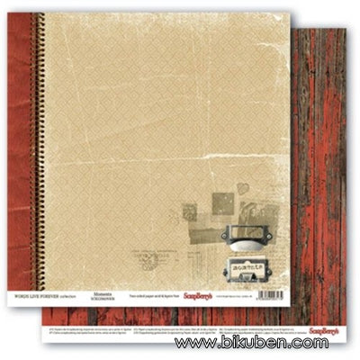 Srapberry's - Words Live Forever - Moments 12x12"