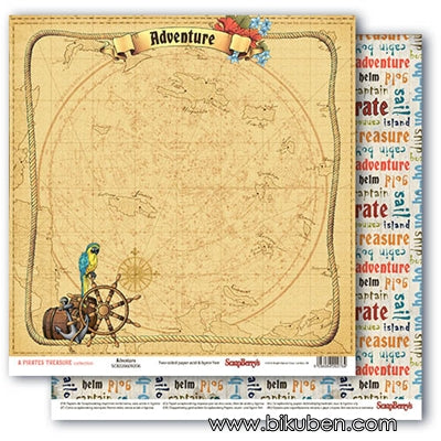 Scrapberry's - The Pirate's Treasure - Adventure 12x12"