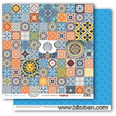Scrapberry's - Mediterranean Dreams - Moroccoan Plaid 12x12"