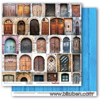 Scrapberry's - Mediterranean Dreams - Old Doors 12x12"