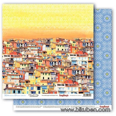 Scrapberry's - Mediterranean Dreams - Colourful City 12x12"
