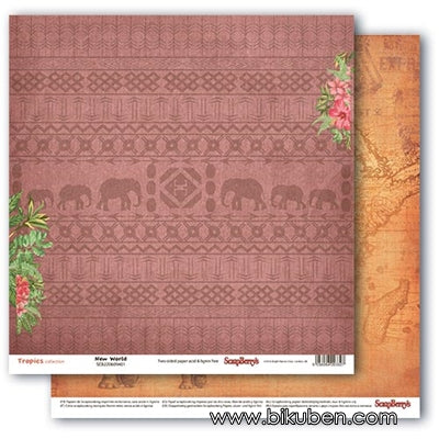 Scrapberry's - Tropics - New World 12x12"