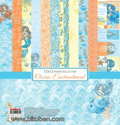 Scrapberry's - Ocean Enchantment - 12x12" Paper Collection