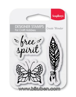Scrapberry's - Clearstamps - Free Spirit