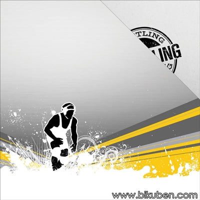 Reminisce - Wrestling - Pin to Win 12x12"