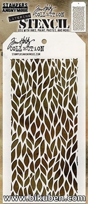 Tim Holtz - Stencil - Leafy