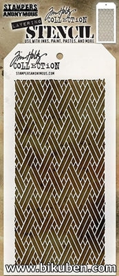 Tim Holtz - Stencil - Woven