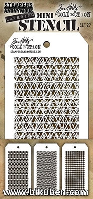 Tim Holtz - Mini Stencil Set #27
