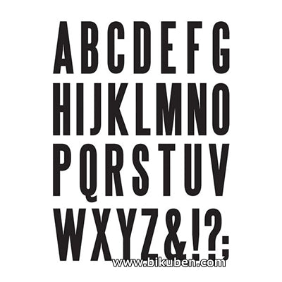 Tim Holtz - Idea-Ology - Cling Foam Stamps - Block Upper