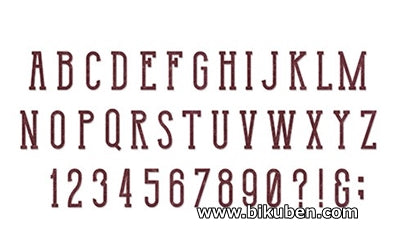 Tim Holtz Alterations - Bigz XL Alphabet Die - Broadway