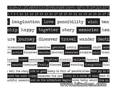 Tim Holtz - Idea-Ology - Design Tape - Chatter