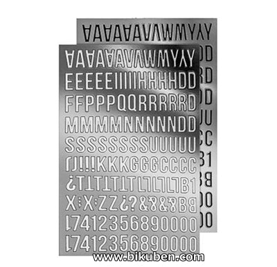 Tim Holtz - Idea-Ology - Metallic Stickers - Alpha Silver