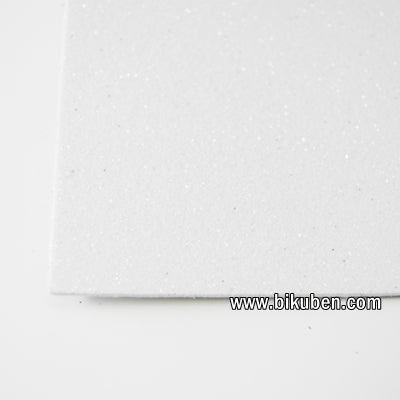 Kort & Godt - Mosegummi - Glitter - Hvit