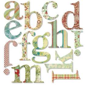 Basic Grey: Fruitcake Monograms