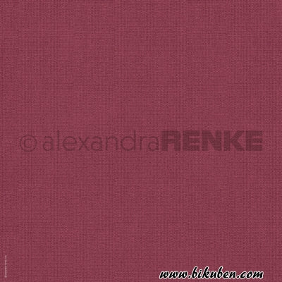 Alexandra Renke - Knitting - Red 12x12"