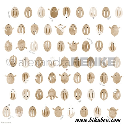 Alexandra Renke - Rabbit Eggs 12x12"