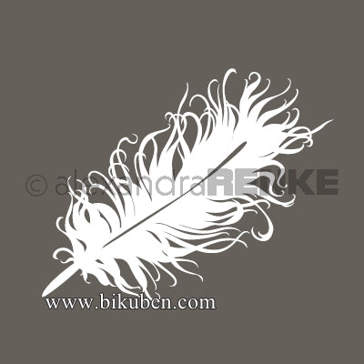 Alexandra Renke - Montert Stempel - Feather