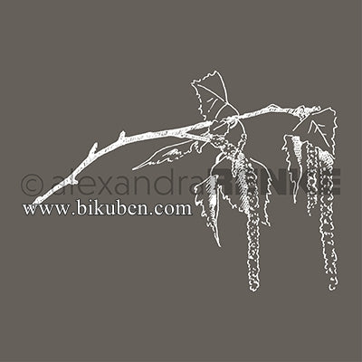 Alexandra Renke - Montert Stempel - Birch Branch