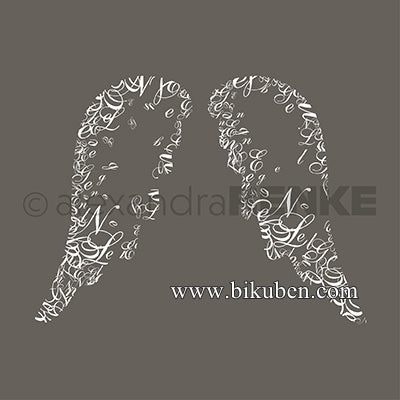 Alexandra Renke - Montert Stempel - Angel Wings