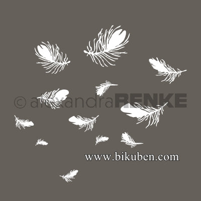 Alexandra Renke - Montert Stempel - Loads of Feather