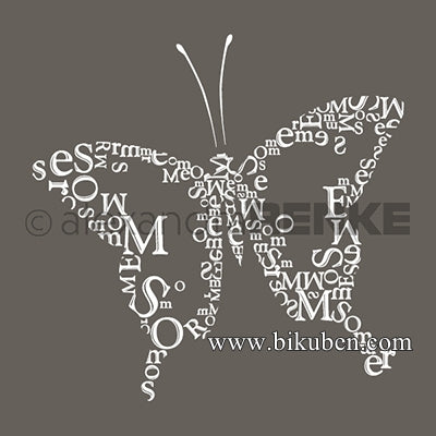Alexandra Renke - Montert Stempel - Alpha Butterfly