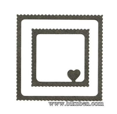 Alexandra Renke - Dies - Heart Stamp Square