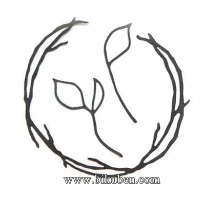 Alexandra Renke - Dies - Twig Wreath and leaf