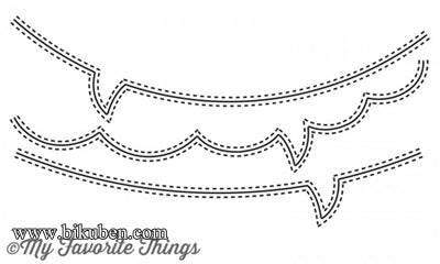 Die-namics - Stitiched Speech Bubble Edges - Dies