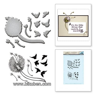 Spellbinders - Stamps & Die Sets - Dandelion Set
