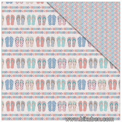 FabScraps - Summer Loving - Flip Flops 12x12"