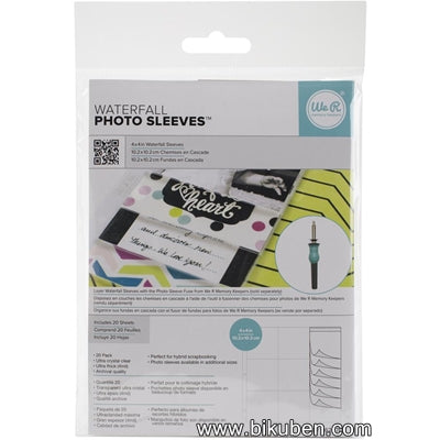 We R Memory Keepers - Photo Sleeve Fuse - Waterfall 4x4"