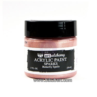 Prima - Art Alchemy by Finnabair - Acrylic Paint - Sparks - Butterfly Spells