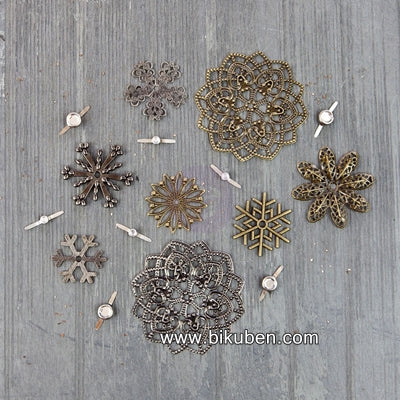 Prima - Mechanicals by Finnabair - Vintage Snowflakes