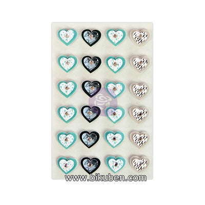 Prima - Traveler's Journal - Planner Hearts - Aqua Love