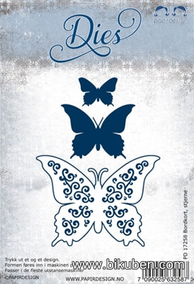 Papirdesign - Dies - Sommerfugl