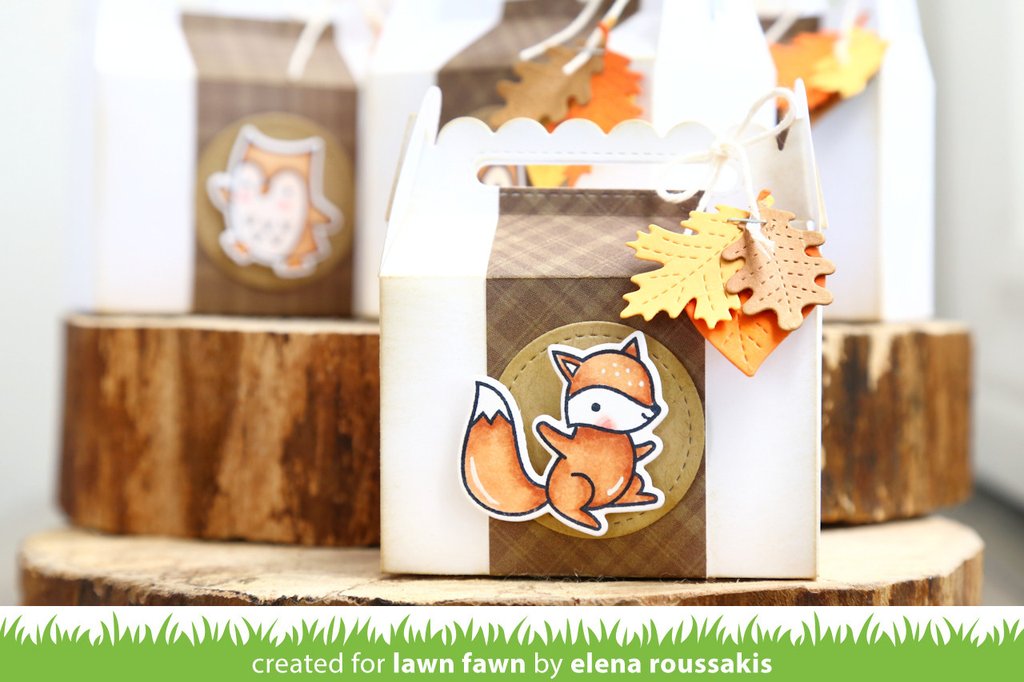 Lawn Fawn - Cuts Cusom Craft Dies - Scalloped Treat Box