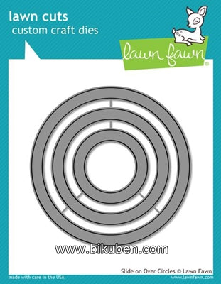 Lawn Fawn - Cuts Cusom Craft Dies - Slide on Over Cicles