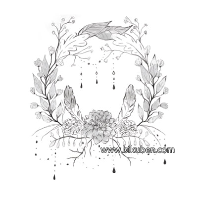 Spellbinder - 3D Shading - Floral Wreath Stamp