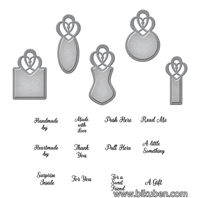Spellbinders - Stamps & Die Sets - Graceful Tiny Tags