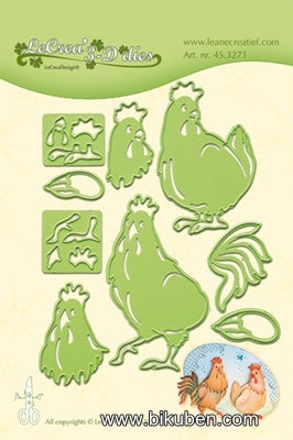 LeCrea - 3-D Dies - Hen & Rooster