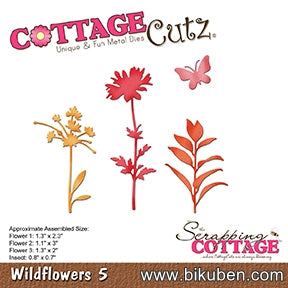 CottageCutz - Wildflowers 5 Dies