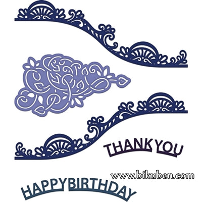 Heartfelt Creations - Elegant Border Basics Dies