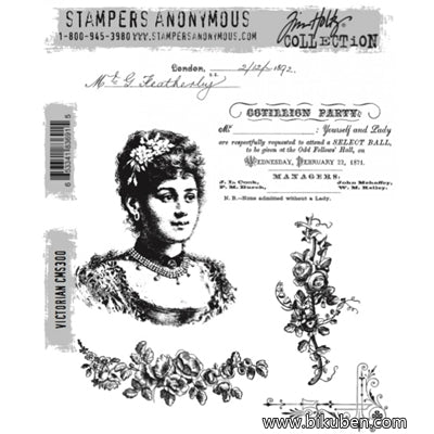 Tim Holtz Collection - Cling Stamps - Victorian