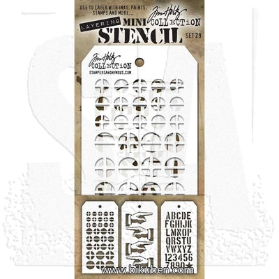 Tim Holtz - Mini Stencil Set #29