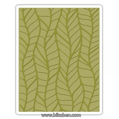 Sizzix - Tim Holtz Alterations - Texture Fades - Embossingfolder - Leafy
