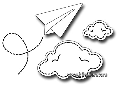 Frantic Stamper - Soaring Paper Airplane - Dies