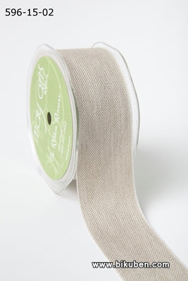 May Arts - Bånd - White Egde - Natural - Large - Metervis