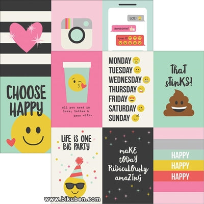 Simple Stories - Emoji Love - Vertical Journalcards 4x6" 12x12"